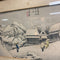 Framed Antique Japanese Scene Woodblock Print