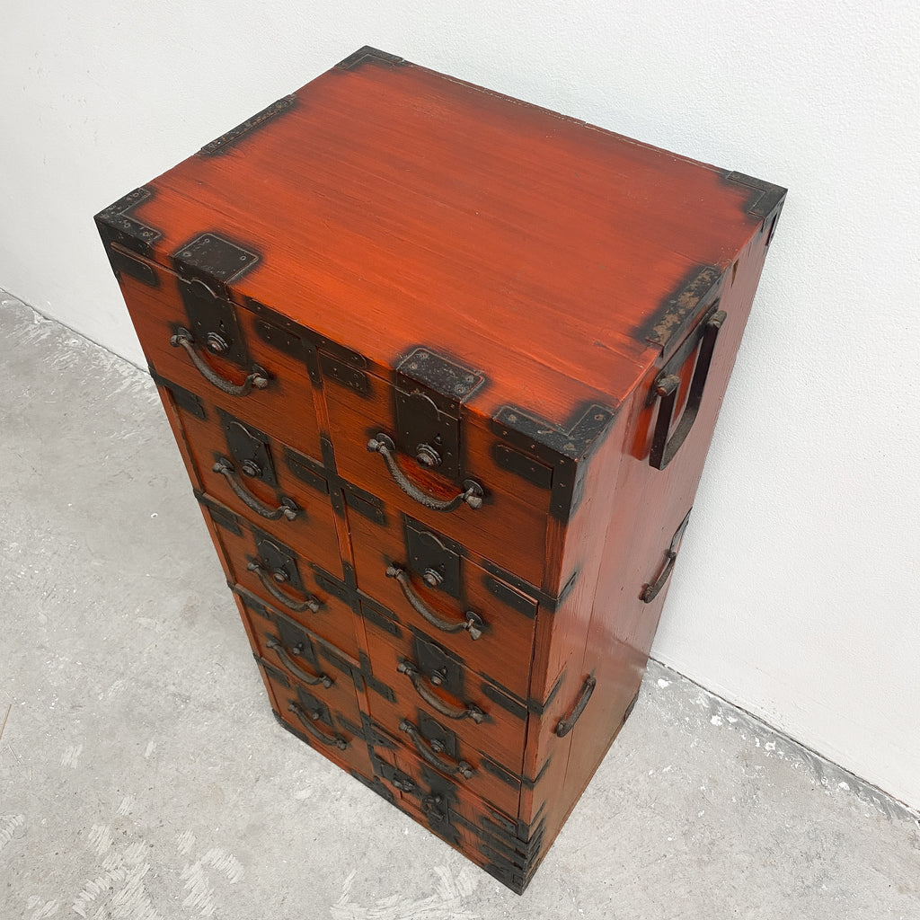 Antique Japanese Tansu Chest Of Drawers