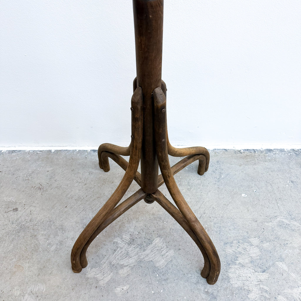 Antique Large Wooden Coat Rack Hat Stand