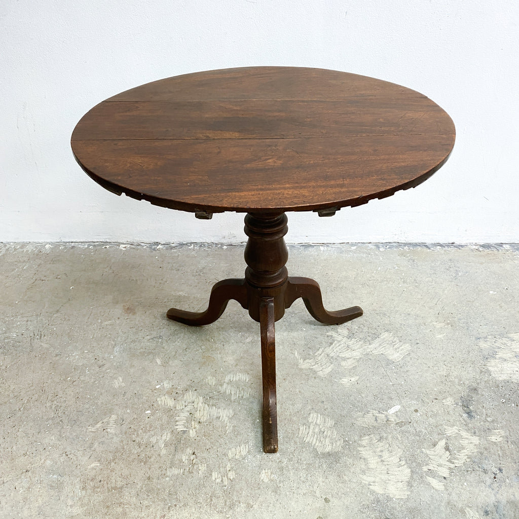 Antique Oak And Mahogany Vigneron Wine Table