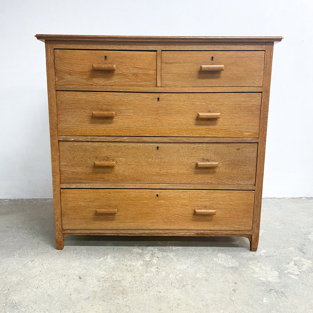 Antique Oak Chest Of Drawers