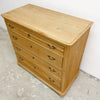 Antique Raw Finish Baltic Pine Danish Chest Of Drawers