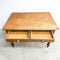 Antique Rustic Pine Table/Desk With Two Drawers