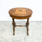 Antique Victorian Chess Table with Storage
