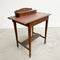 Antique Victorian Compact Writing Desk with Leather Top and Writing Box