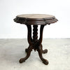 Antique Victorian Pedestal Side Occasional Table