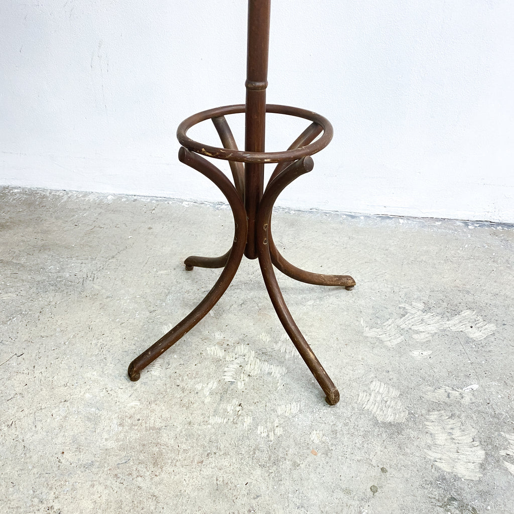 Vintage Wooden Bentwood Coat Rack Hat Stand