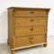 Antique Baltic Pine Chest Of Drawers With Key