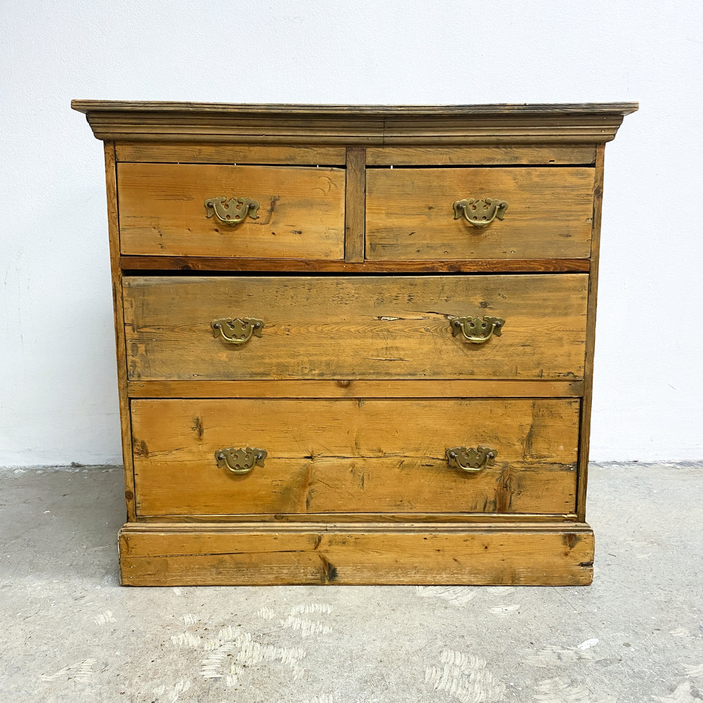 Antique European Baltic Pine Chest of Drawers