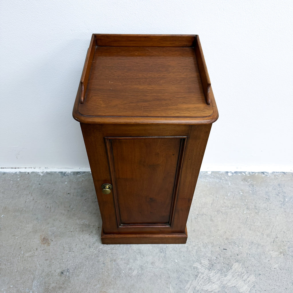 Antique Victorian Cedar Compact Cabinet/ Bedside
