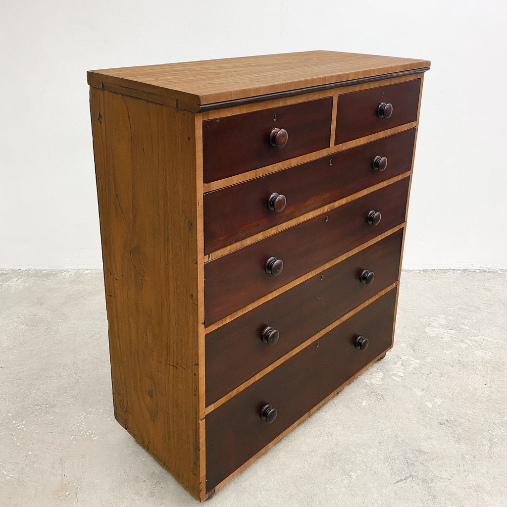 Antique chest of Drawers Tallboy (5)