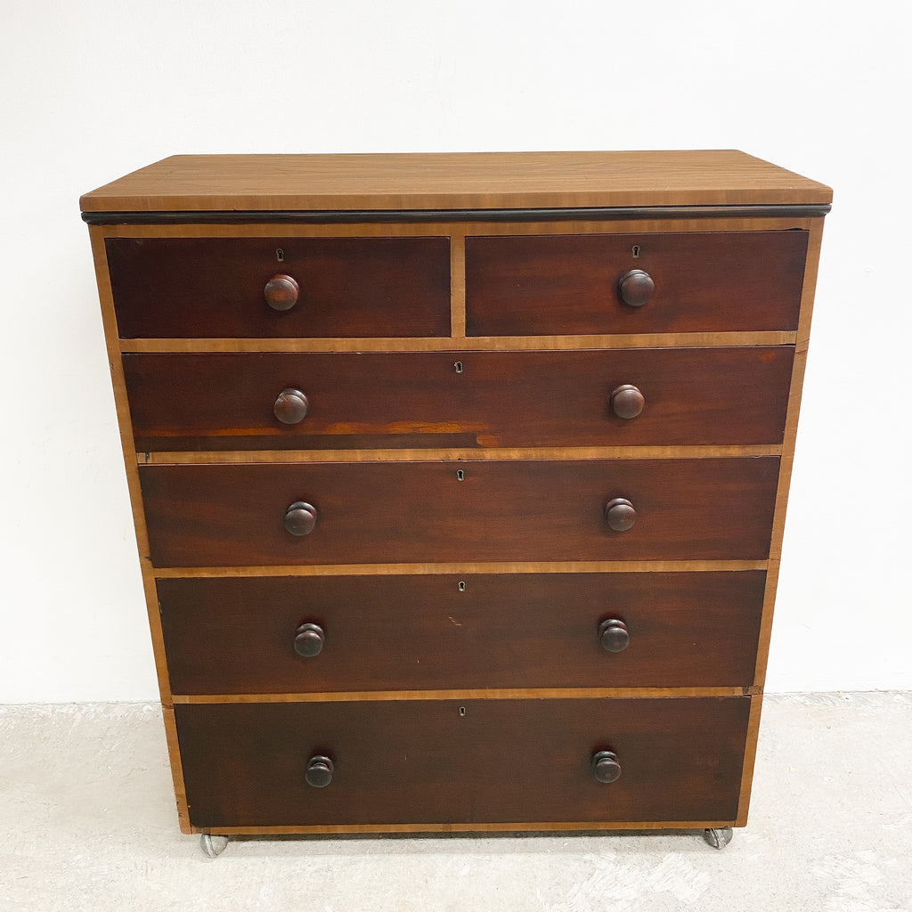 Antique chest of Drawers Tallboy (5)