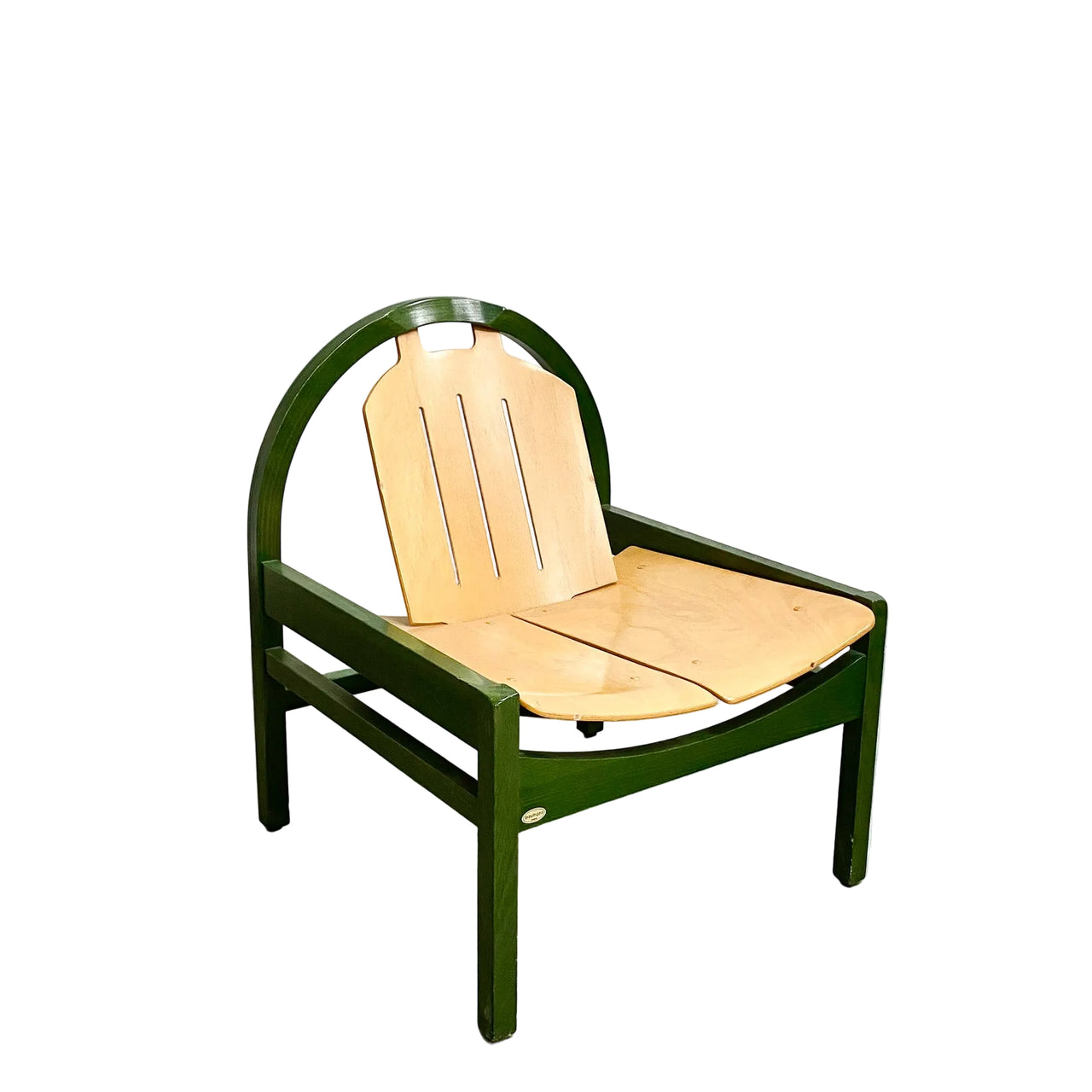 Vintage Postmodern French 'Argos' 1980s Armchair by Baumann*