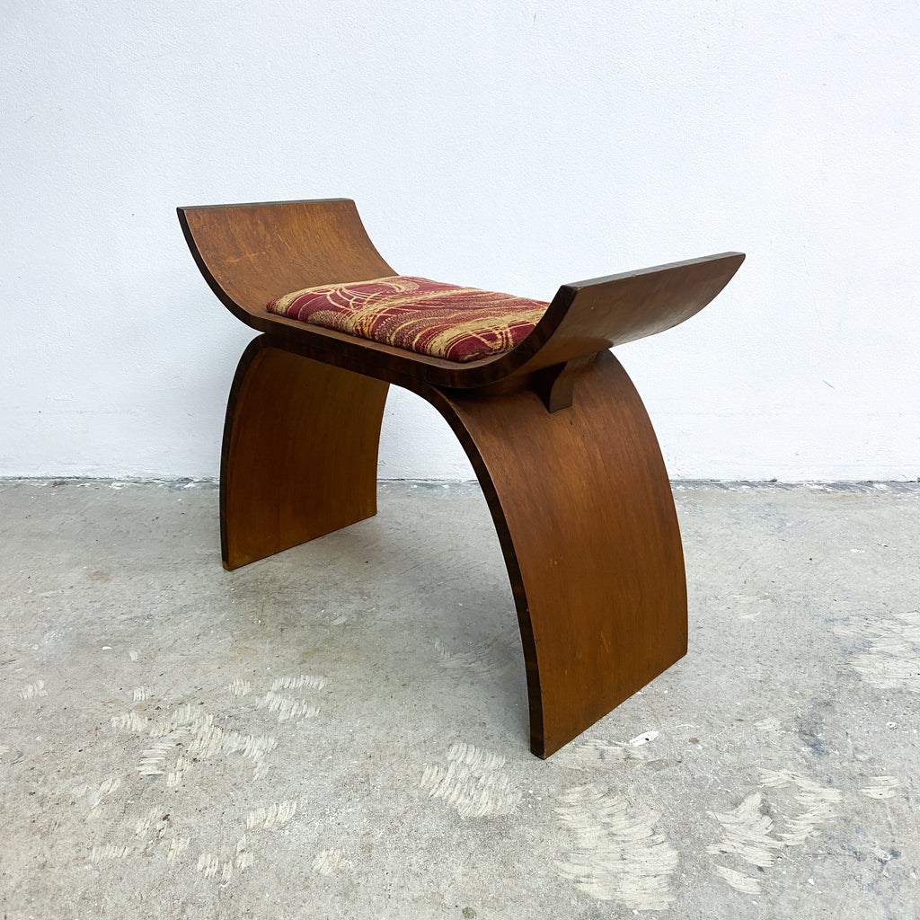 Art Deco Bespoke Made Stool From Newcastle c1930's
