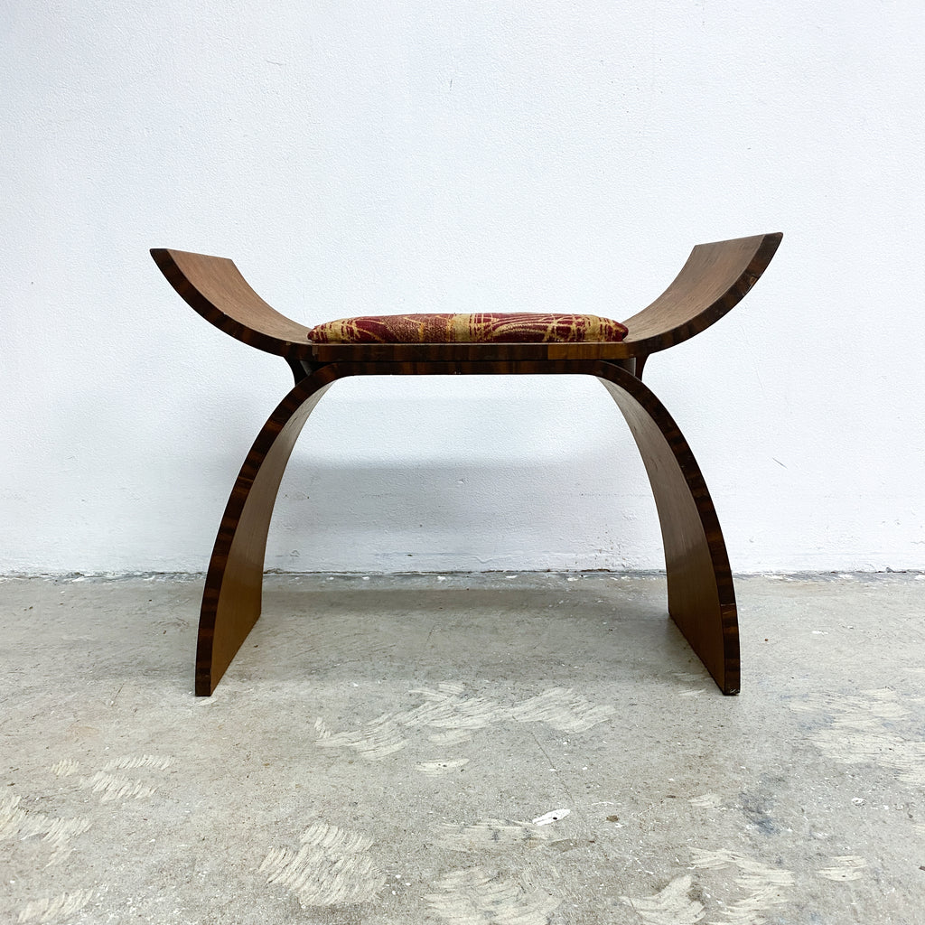 Art Deco Bespoke Made Stool From Newcastle c1930's