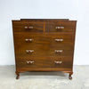 Art Deco Chest Of Drawers With Chrome And Bakelite Handles