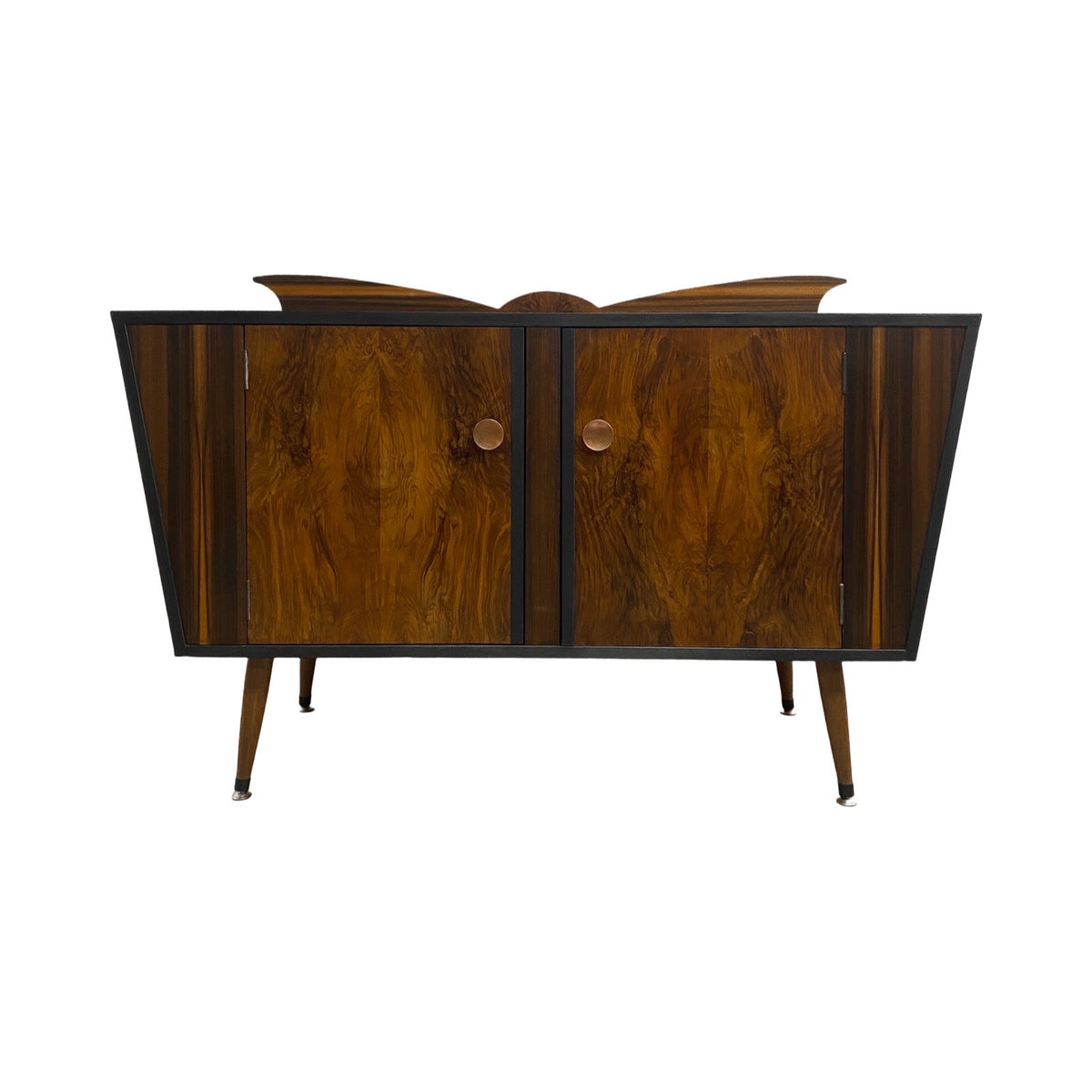 Walnut And Maple Art Deco Style Sideboard – The Design Ark