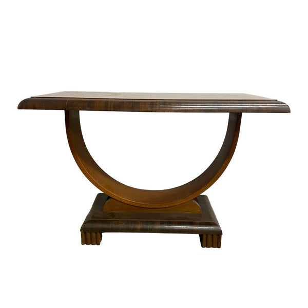 Art Deco D Base SideLamp Table c1940s