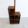Art Deco Floor Lamp With Integrated Shelving