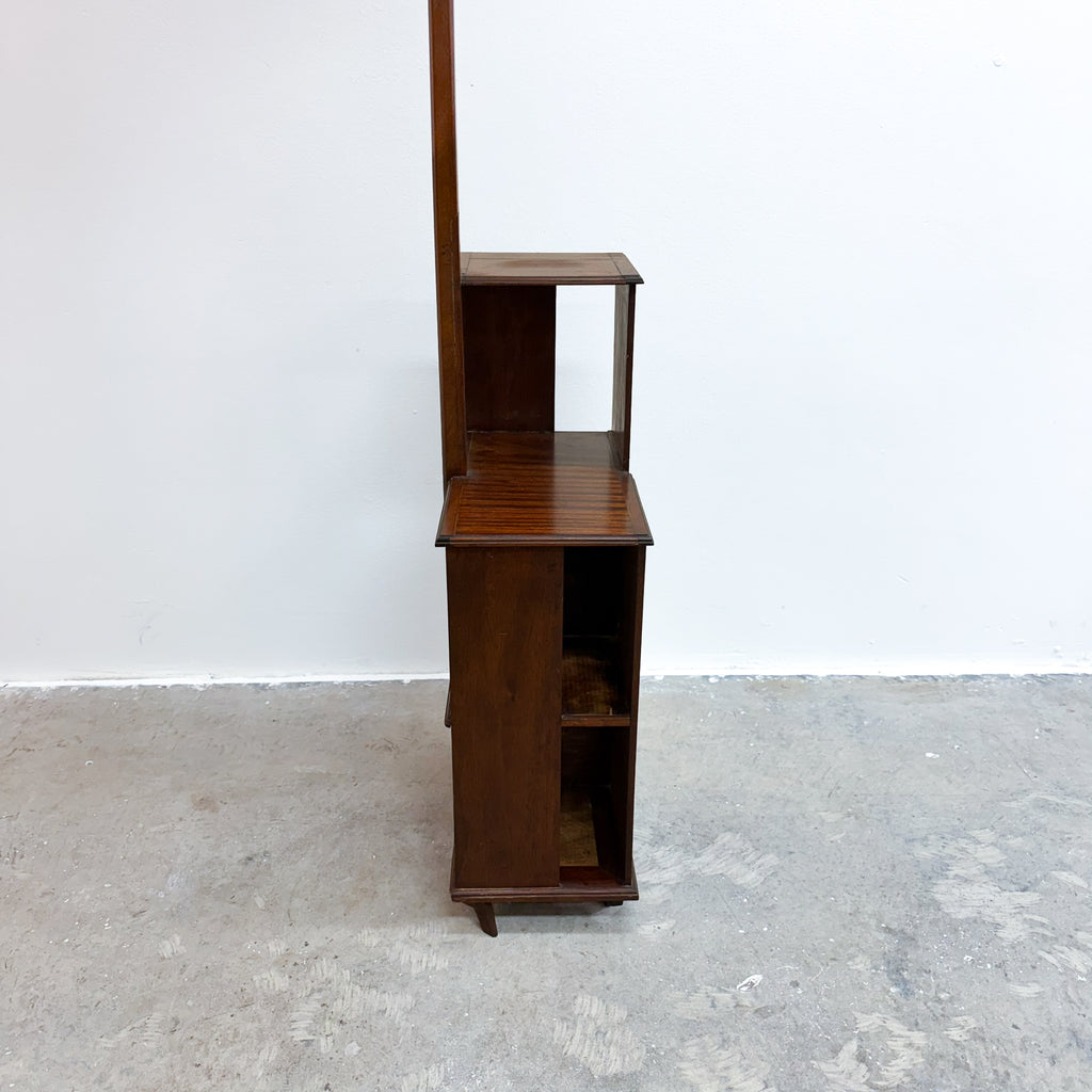 Art Deco Floor Lamp With Integrated Shelving
