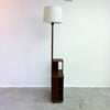 Art Deco Floor Lamp With Integrated Shelving