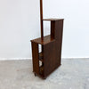 Art Deco Floor Lamp With Integrated Shelving