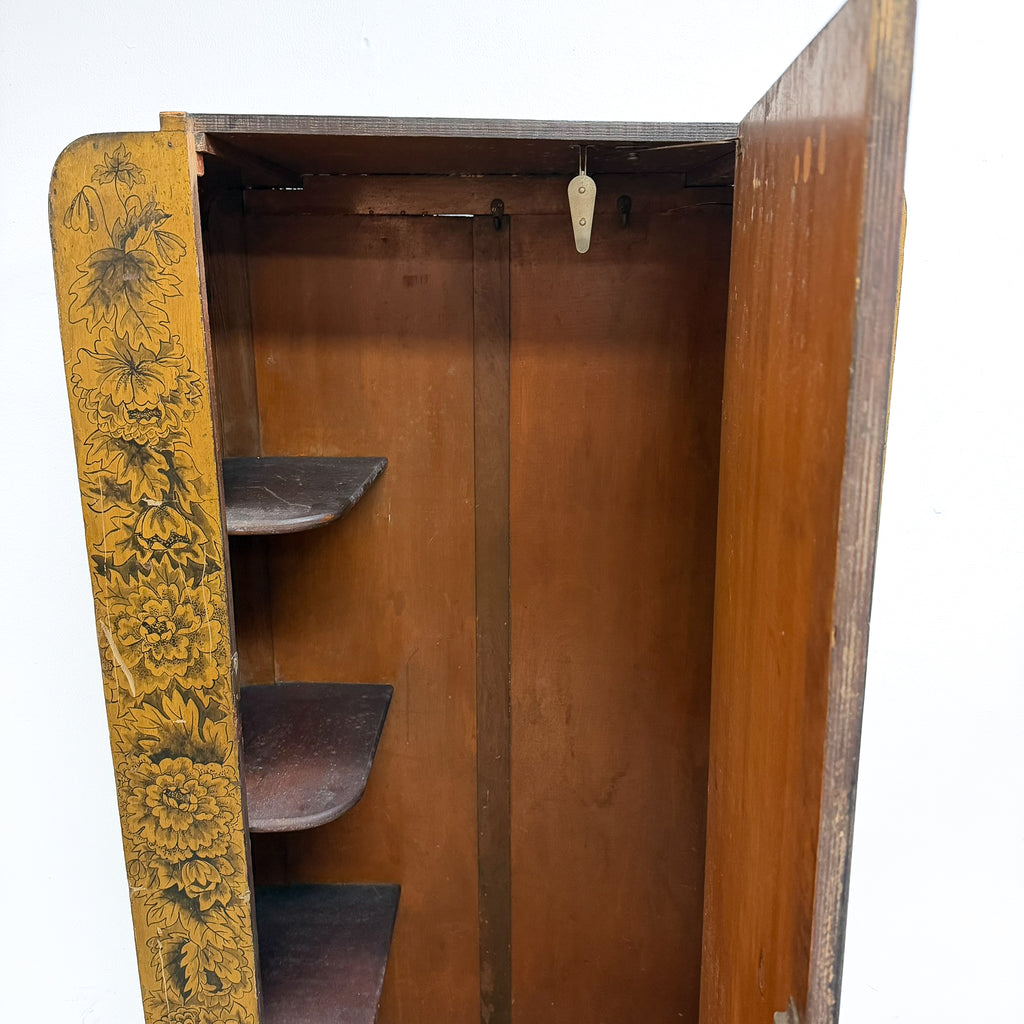 Art Deco Lacquered Chinoiserie Japanese Wardrobe/ Cabinet