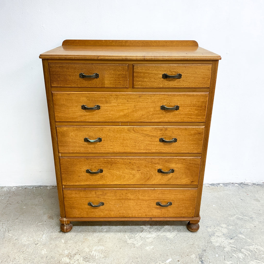 Art Deco Maple Chest of Drawers