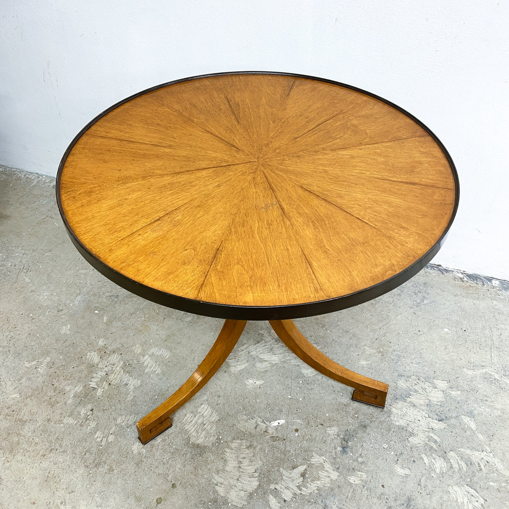 Art Deco Style Round Top Occasional Table By Dessin Fournir