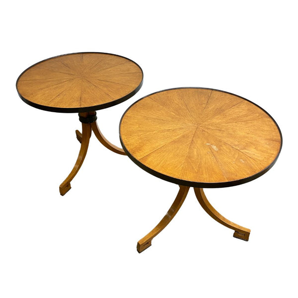 Art Deco Style Round Top Occasional Table By Dessin Fournir