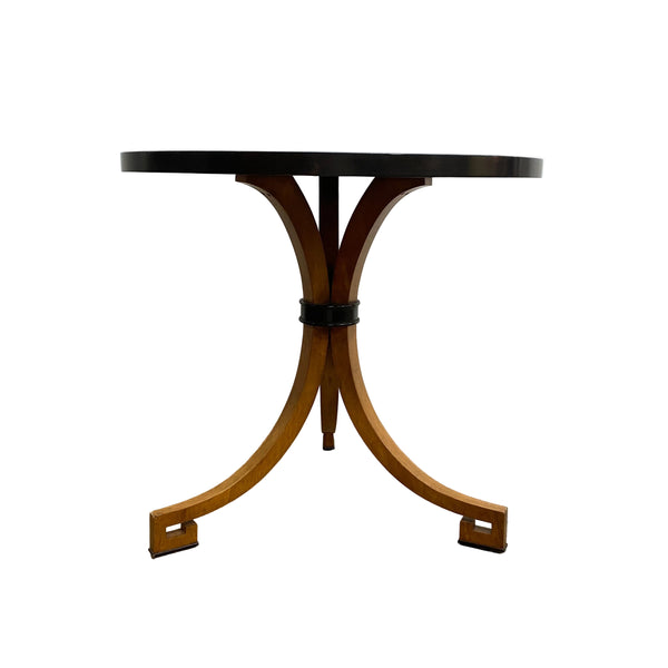 Art Deco Style Round Top Occasional Table By Dessin Fournir