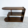 Art Deco Walnut Compact Shelf