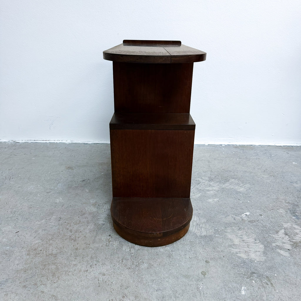 Art Deco Walnut Compact Shelf