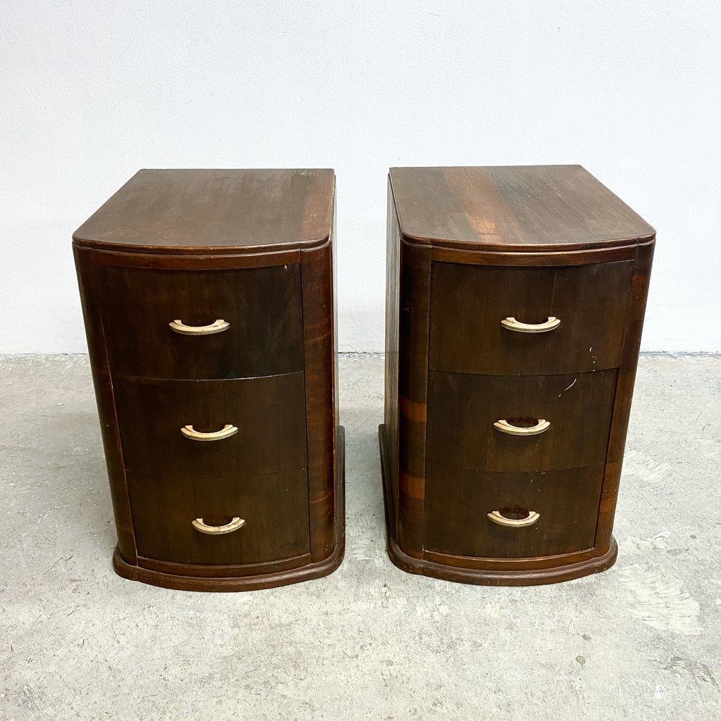 Art Deco bedside cabinets