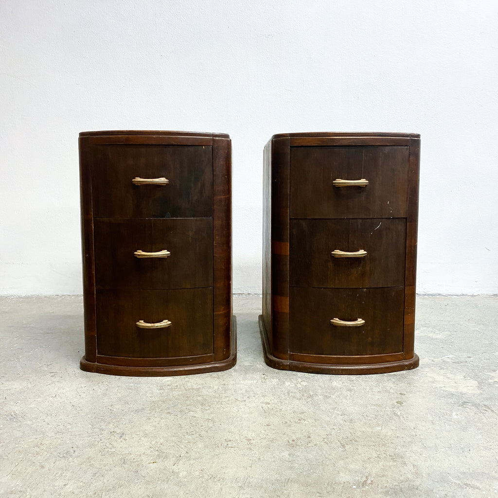 Art Deco bedside cabinets