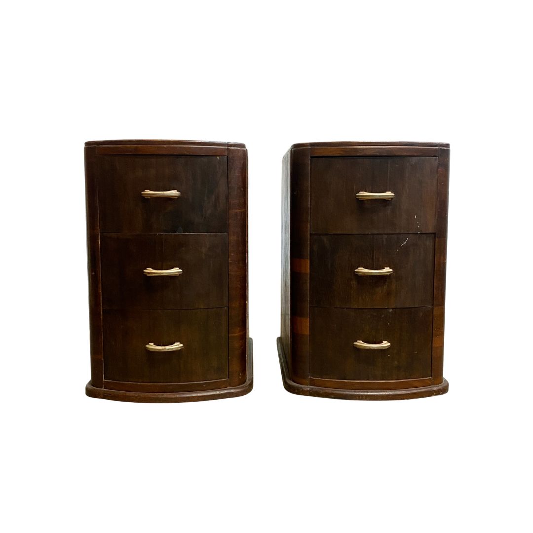 Art Deco bedside cabinets