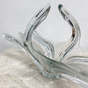 Art Vannes French Glass Centrepiece Vase