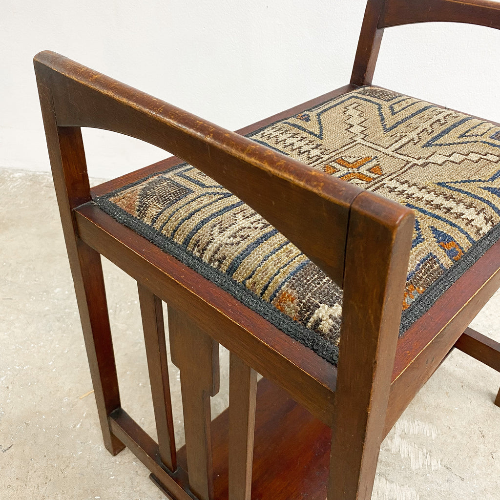 Arts And Crafts Piano Stool