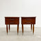 Pair of 1960's Atomic Mid Century Bedside Tables Drawers - 2x Pairs Available