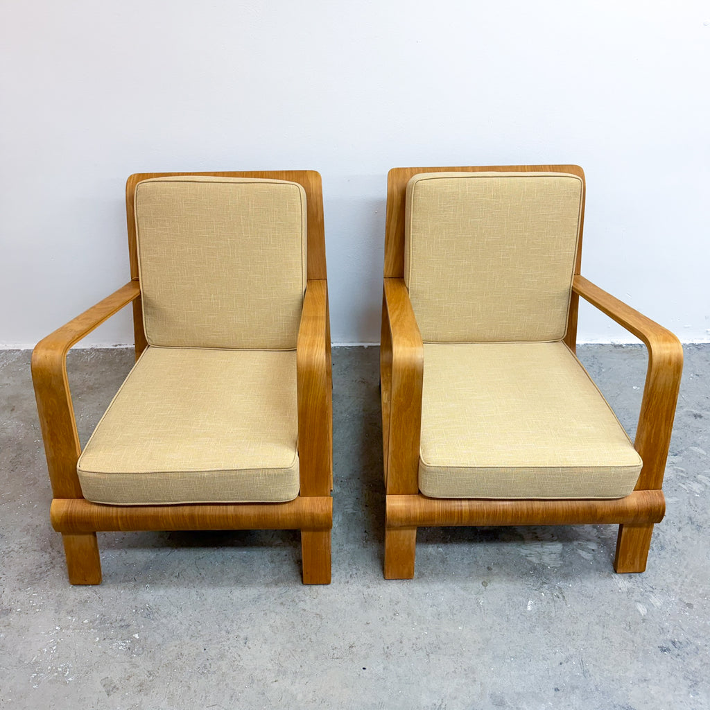 Australian Barton And Staggs Bent Plywood Armchairs 