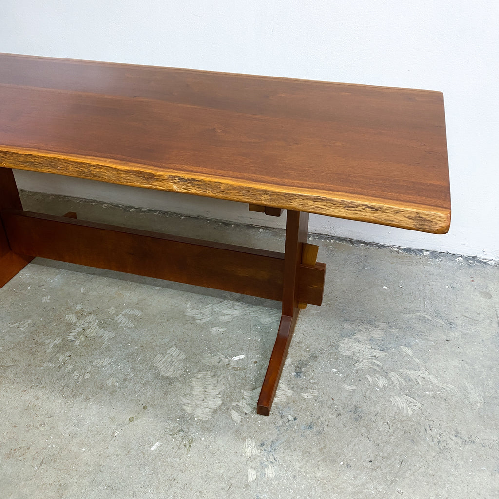 Australian Rosewood 'Tablecraft' Live Edge Dining Table By Jeremy Griffith