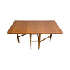 Rare Mid Century Parker Gate Leg Drop Side Dining Table - Restored