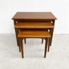 Mid Century Parker Nest Of 3 Side Tables - Restored