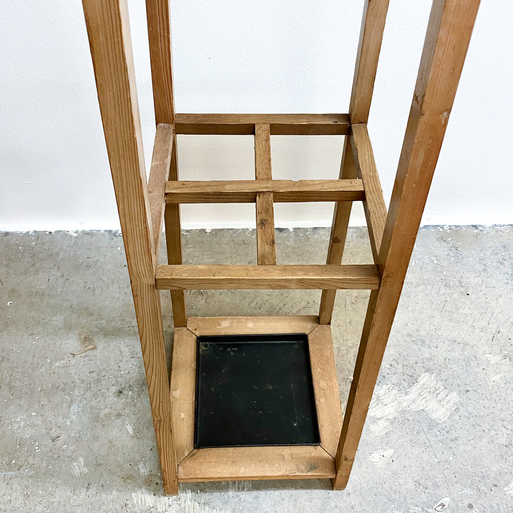 Baltic Pine Antique Arts & Crafts Hat, Coat and Umbrella Stand
