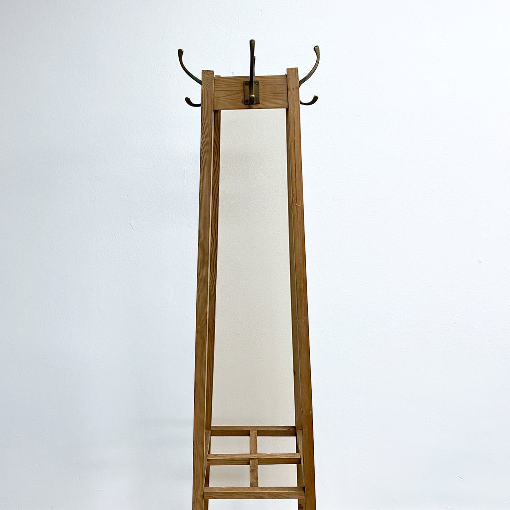 Baltic Pine Antique Arts & Crafts Hat, Coat and Umbrella Stand