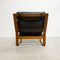 Mid Century Tessa T4 Black Leather Armchair - 3 Available Restored Frames