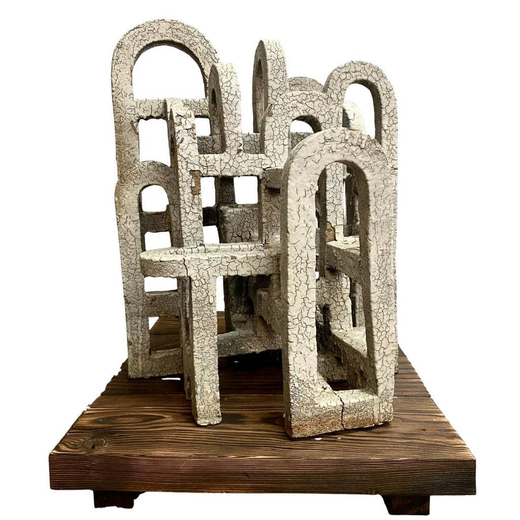Brutalist Style Ceramic Stoneware Sculpture