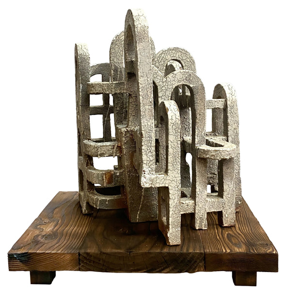 Brutalist Style Ceramic Stoneware Sculpture