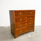 Campaign Chest Of Drawers With Fold Out Desk