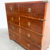 Campaign Chest Of Drawers With Fold Out Desk
